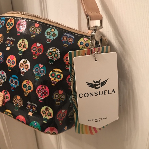 Consuela Bags Consuela Legacy Pouch Tiny Sugar Skulls Poshmark